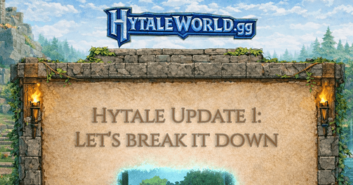 Hytale Update 1: Everything Server Owners and Players Need to Know